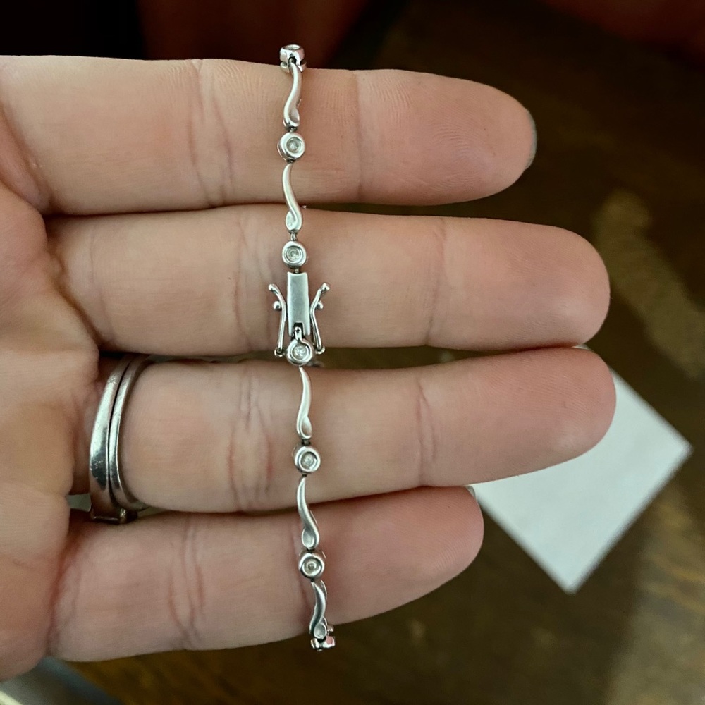 COPY - 14k diamond bracelet